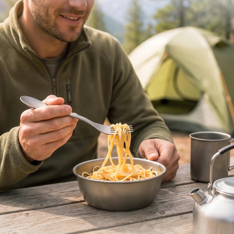 Spork din titan Mountain Goat TitaniumDUEL 2 în 1, 19 g