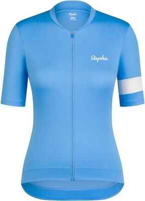 Rapha core jersey blauw/wit