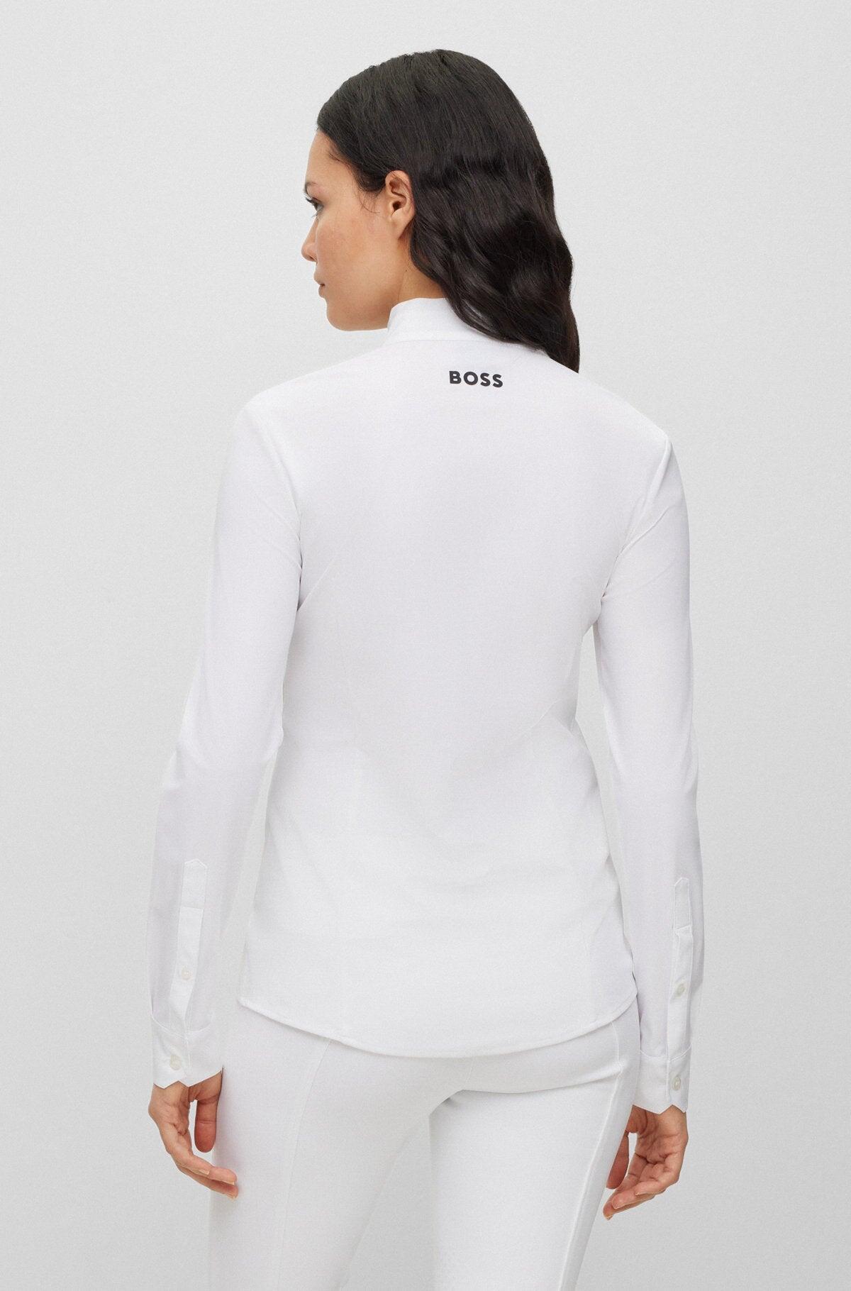 Boss Equestrian Wedstrijdshirt Dames Emma Core Wit - 5/6