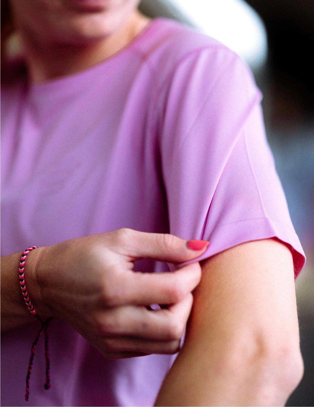 Camisola de manga curta Compressport Performance Rosa para mulher 5/5