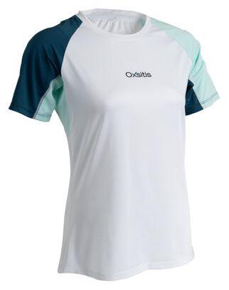 Camiseta de manga corta para mujer Oxsitis X-Train Azul/Blanca 7/7