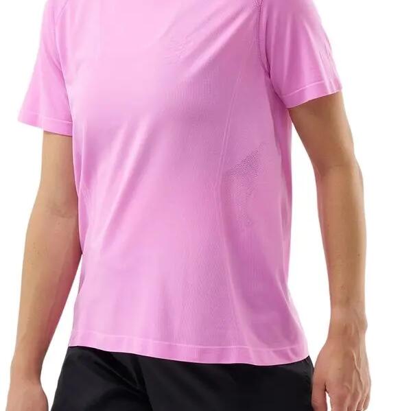 Women's Pink Compressport Performance Short Sleeve Jersey
