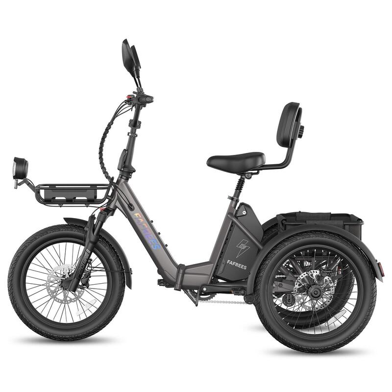 Tricicletă Electrică F20 Mate II 48V 25Ah Frâne Hidraulice Coșuri 180kg