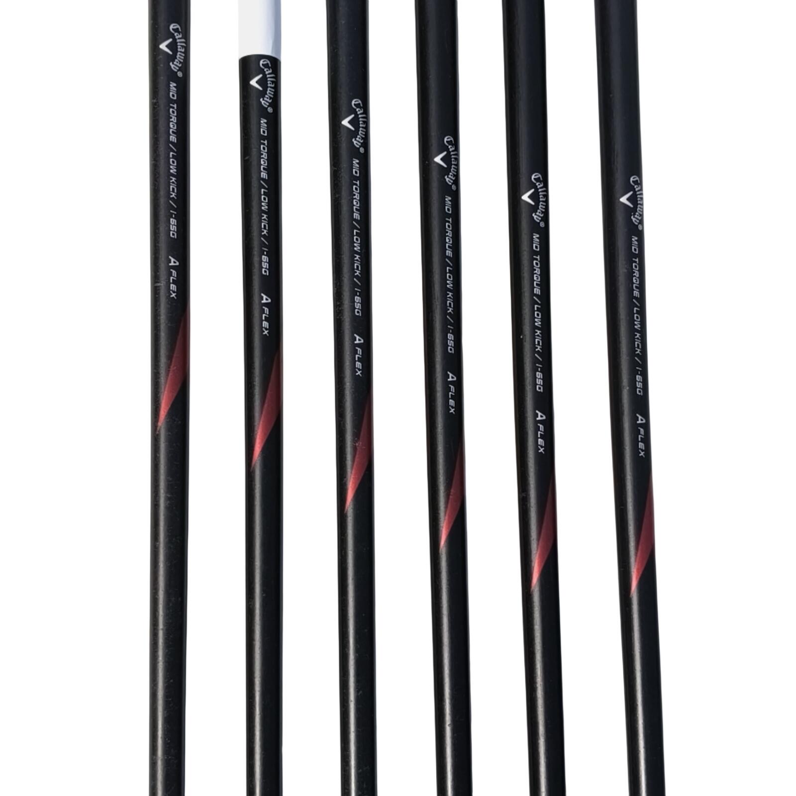 Callaway RAZR IJzerset / 6-PW+SW / Flex A-flex / Grafiet 4/7