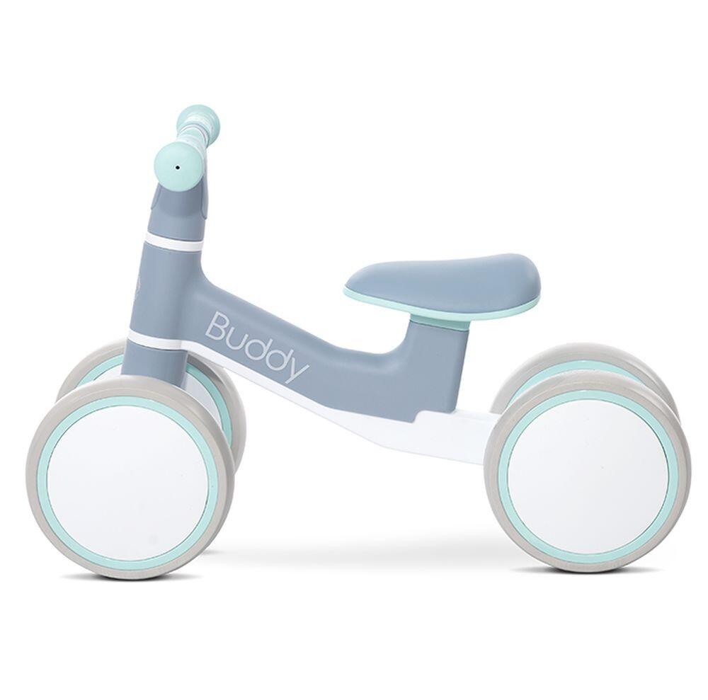 Infantil Paseo Bicicleta equilibrio BUDDY 4 ruedas asiento confort Blue 2/5