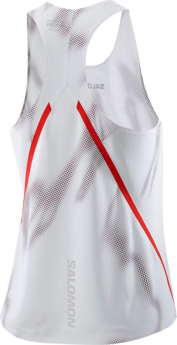 Salomon S/Lab Speed Tank Dames Wit/Rood 5/5