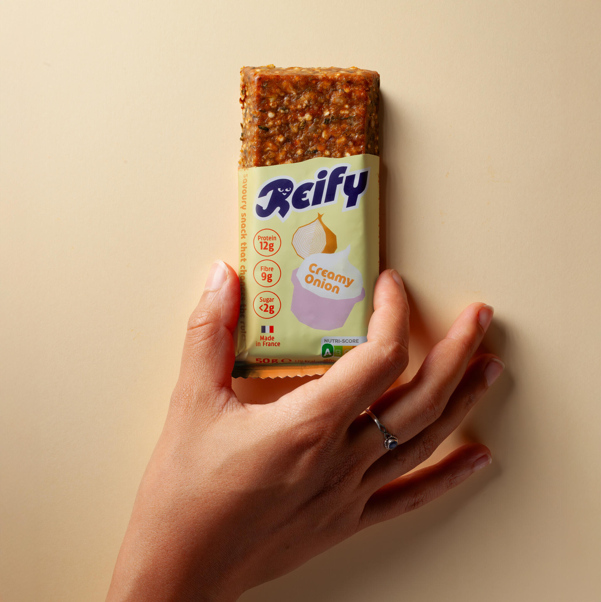 Barres protéinées salées Saveur Creamy Onion x12 3/4