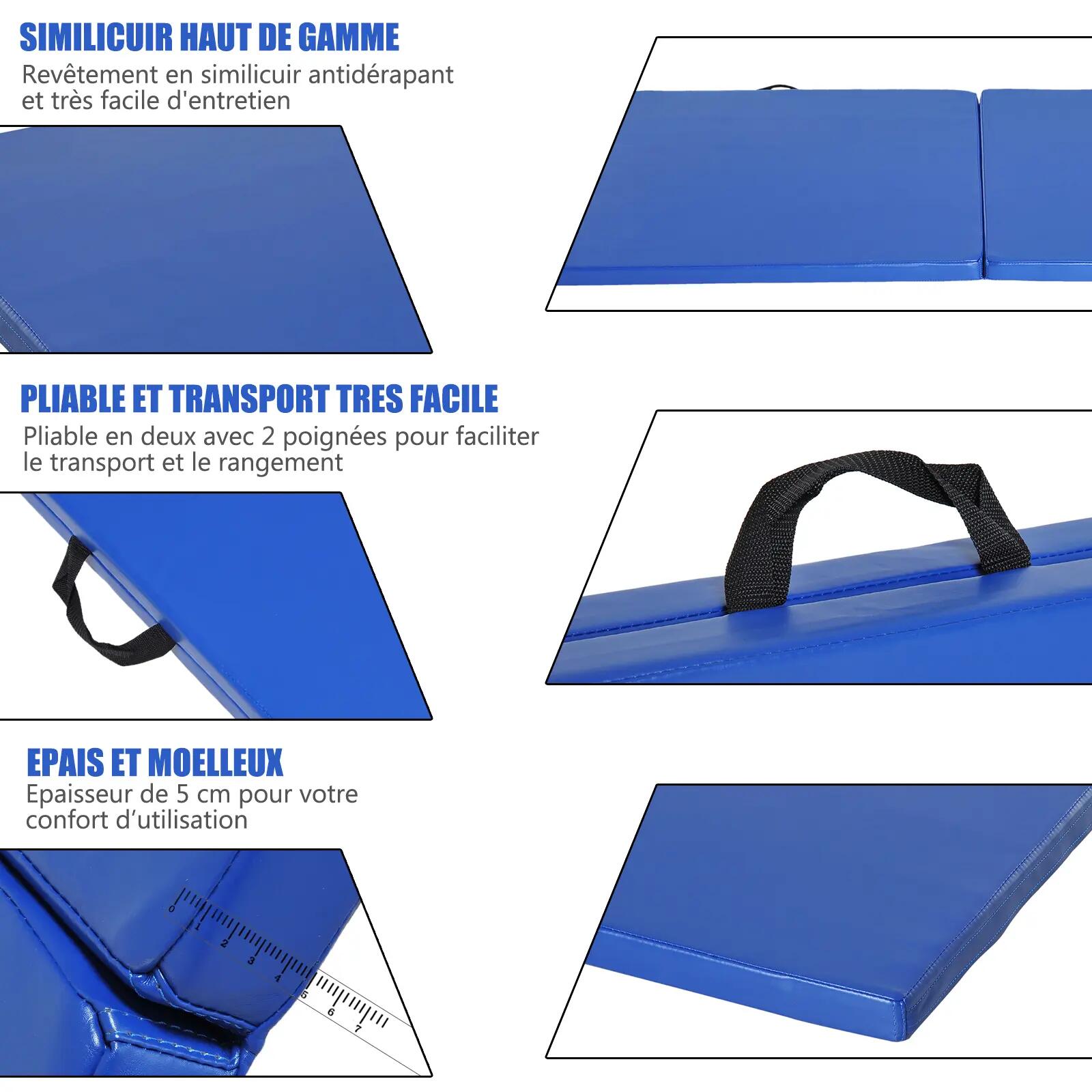 Tapis de gymnastique pliable 5/5