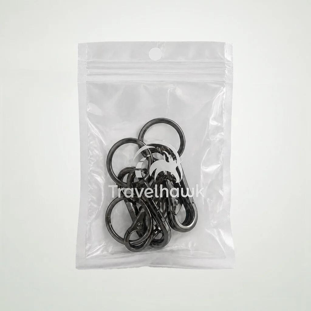 Porte-clés mousqueton 3 pièces 4/6