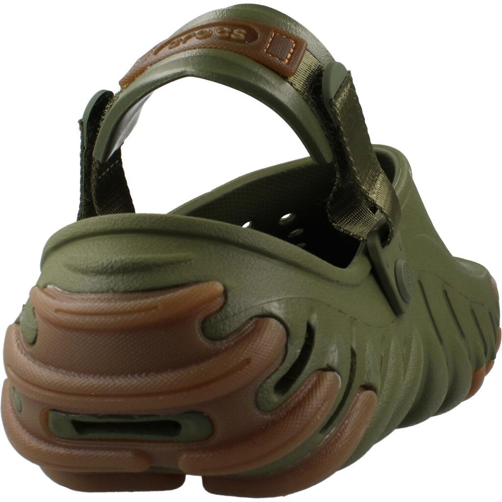 Sandały CROCS SANDALIA ECHO GUM RO CLOG Zielony 3/5