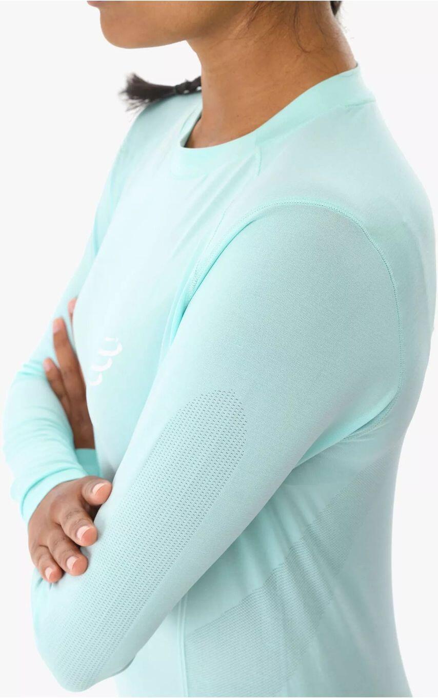 Compressport Performance LangarmshirtDamen Hellblau 3/5