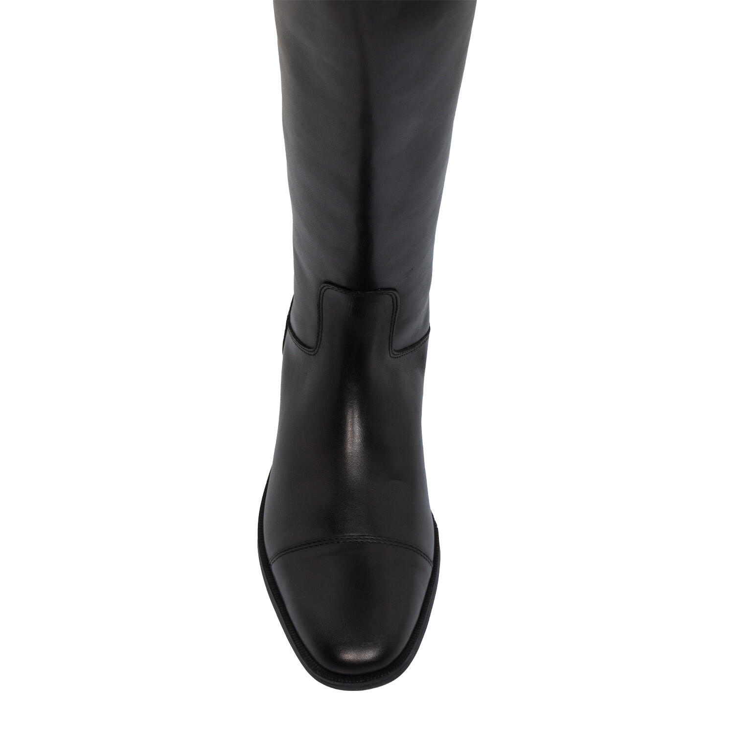 Unisex laarzen van zacht leer met ritssluiting achter 5/7