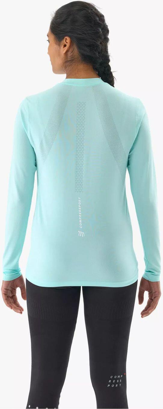Compressport Performance LangarmshirtDamen Hellblau 2/5