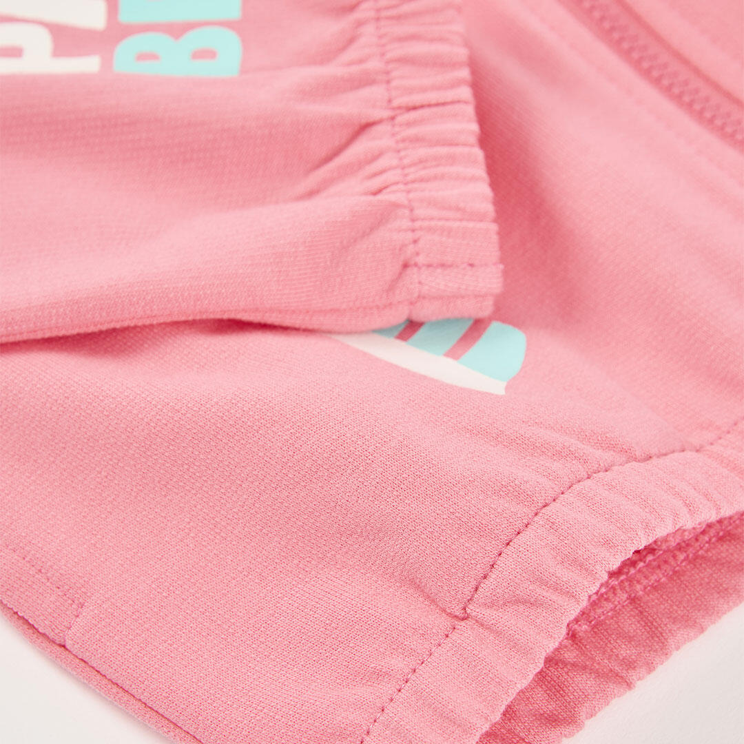 Chaqueta niña rosa palmeras 4/4