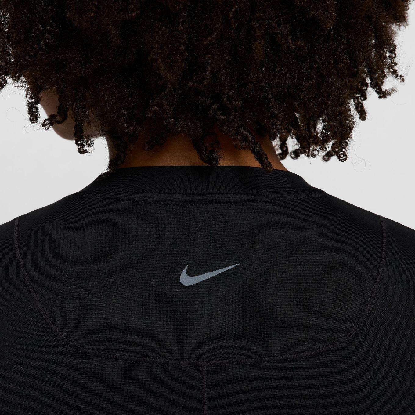 Maillot de manga corta negro Nike (M) One Maternity para mujer 4/7