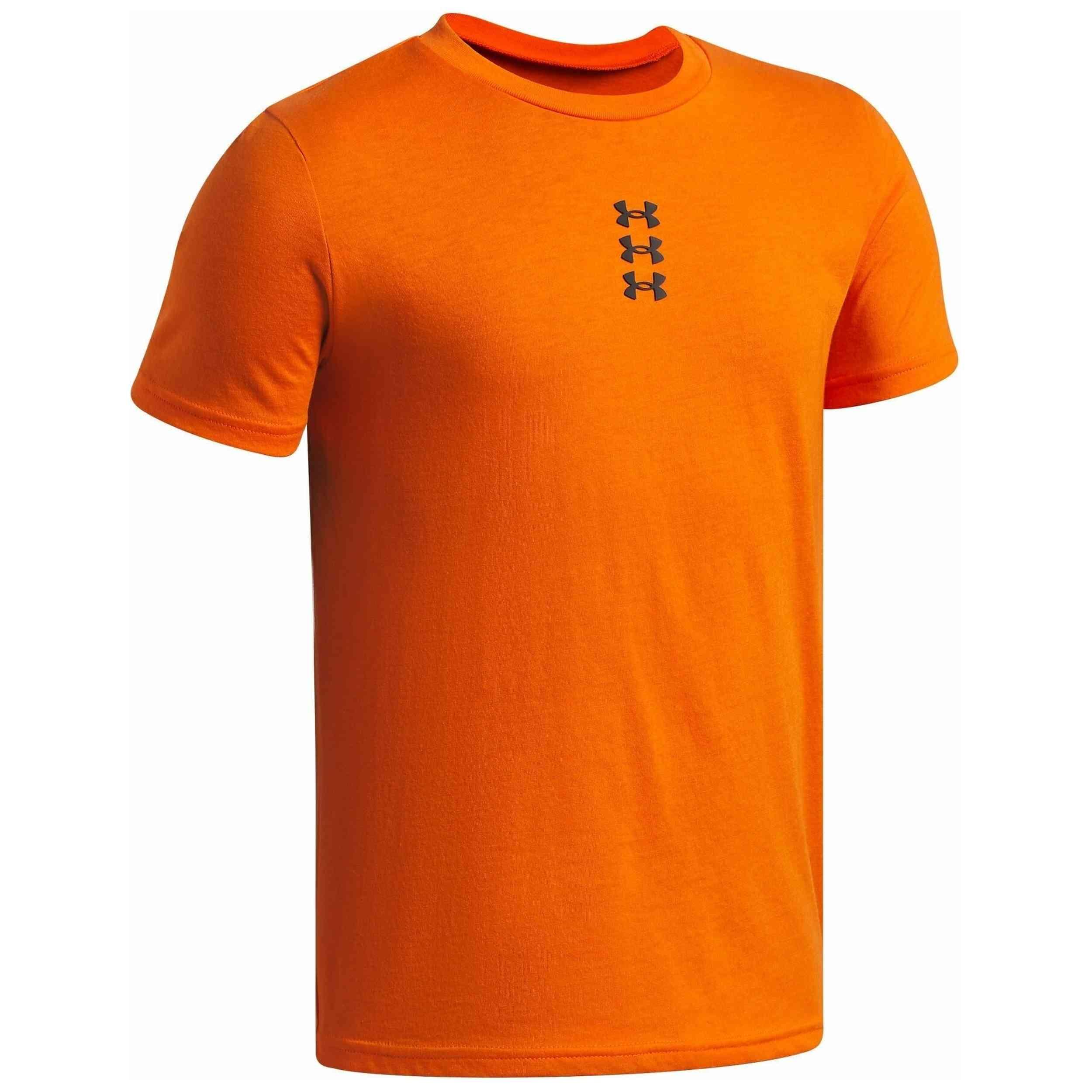 Camiseta de manga corta Under armour modelo UA B HOOPS Triple Logo SS para niños 3/3