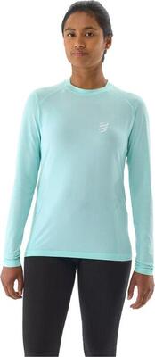 Compressport performance women's t-shirt lange mouwen light blue