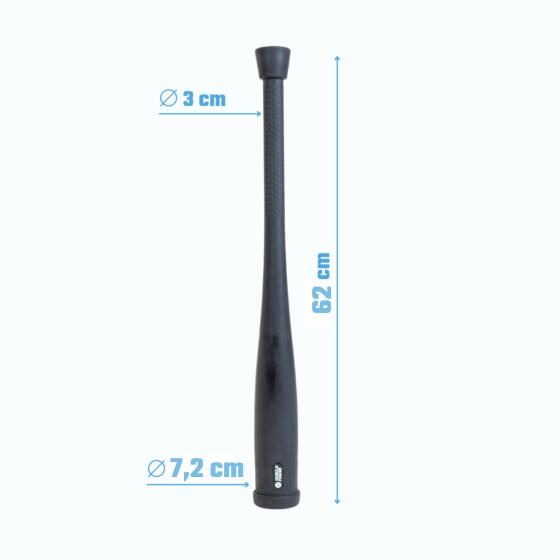 Muscle Power MP4005R Rubber Clubbell 6 kg 5/7