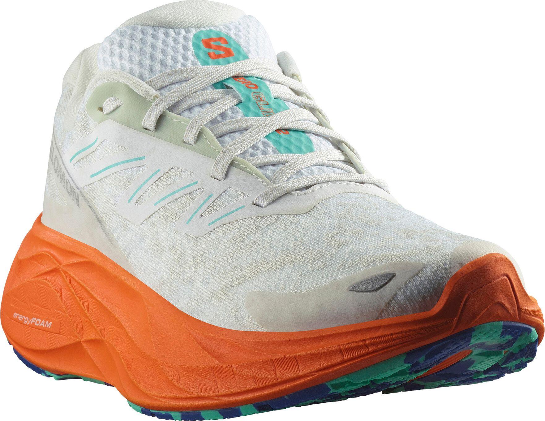 Salomon Aero Glide 2 Hardloopschoenen Wit/Oranje 2/7
