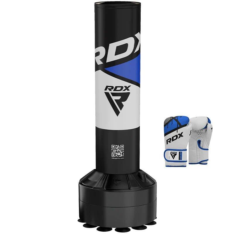 Sac de Box Copii RDX R8 4ft/120cm cu Mănuşi - Albastru