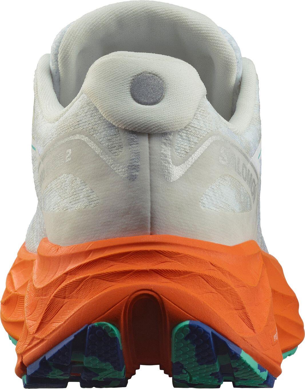 Salomon Aero Glide 2 Hardloopschoenen Wit/Oranje 4/7