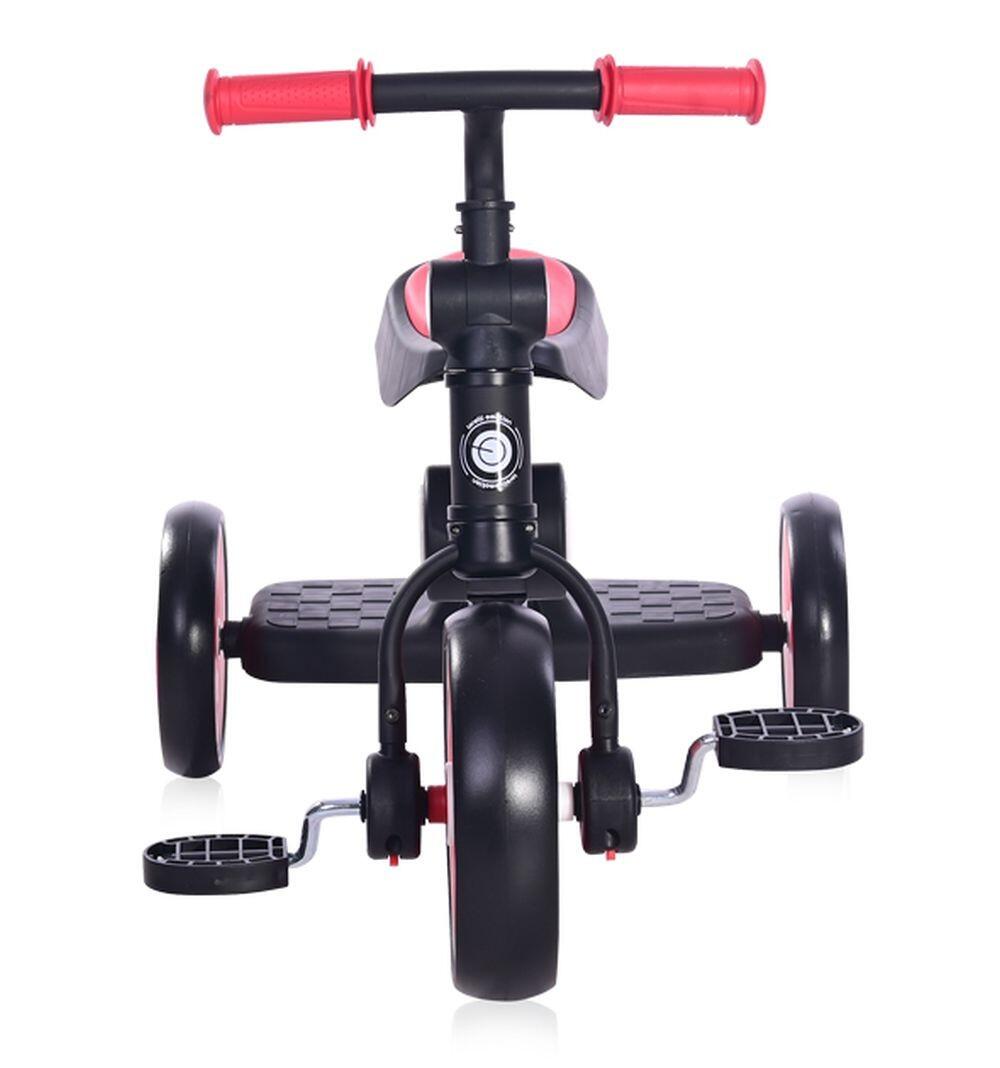 Infantil Paseo Triciclo plegable BUZZ asiento regulable EVA BLACK&RED 3/5