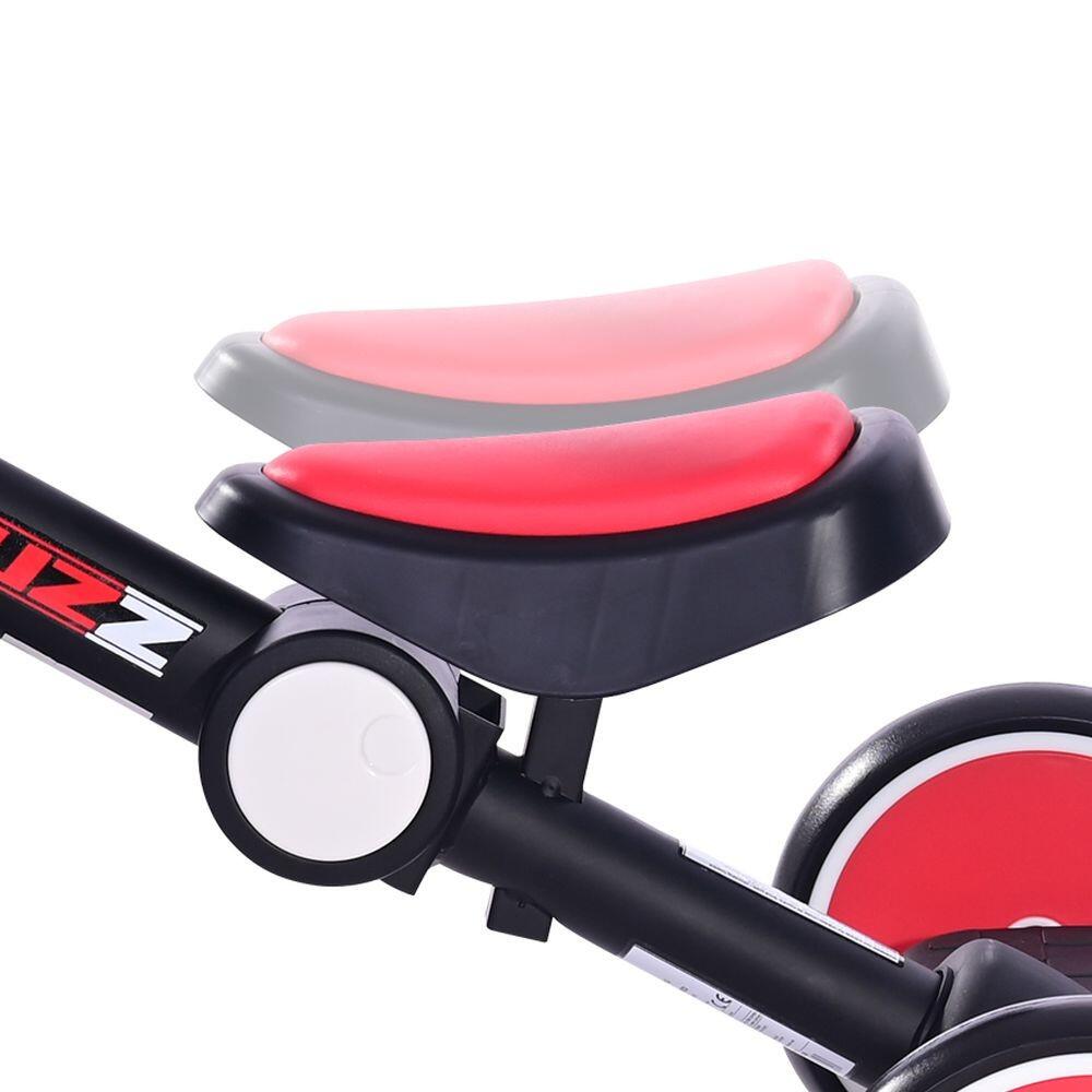Infantil Paseo Triciclo plegable BUZZ asiento regulable EVA BLACK&RED 5/5