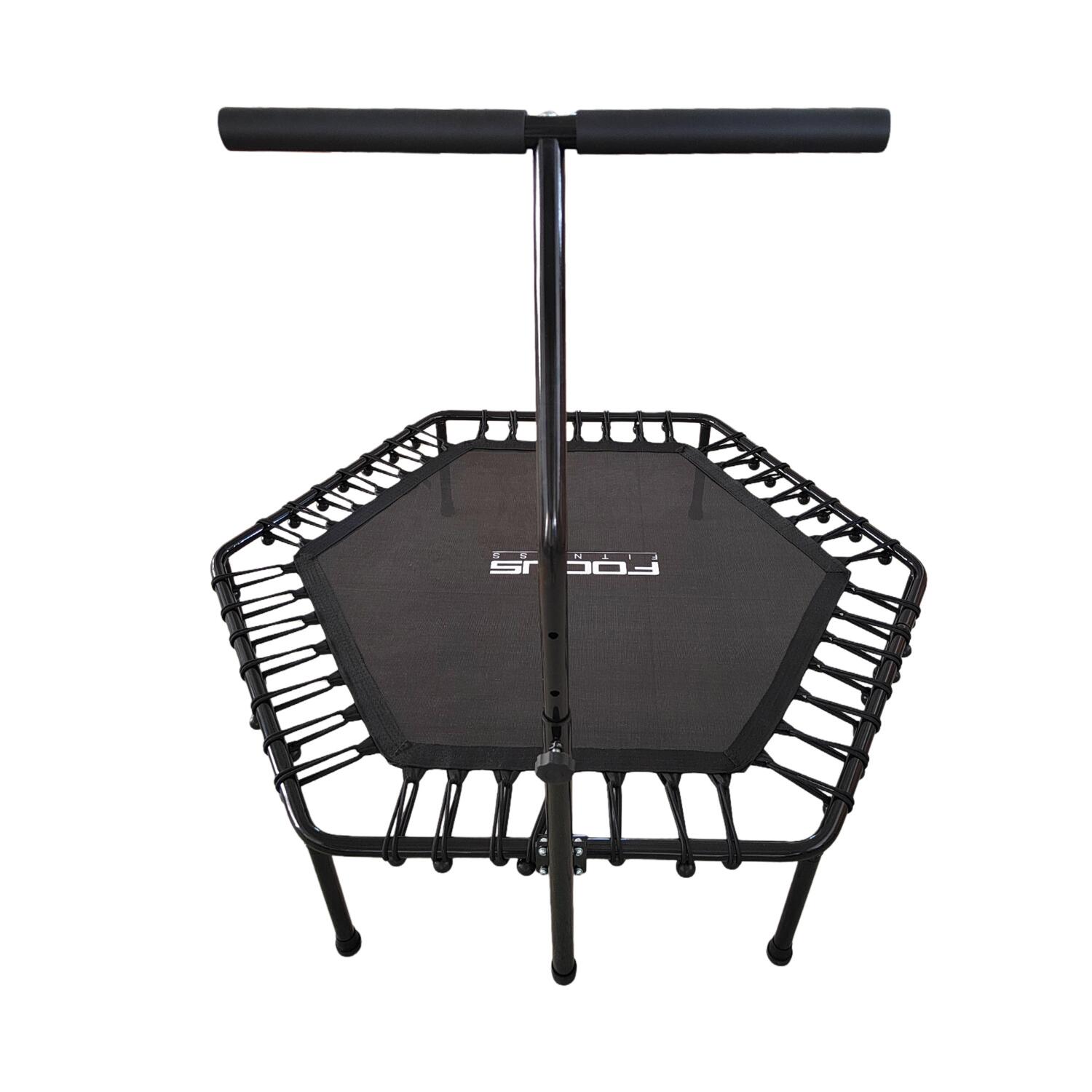 Fitness Trampoline 127 cm met Verstelbare Handsteun – Focus Fitness 3/5