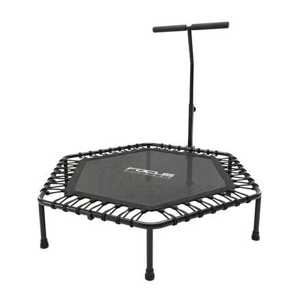 Fitness Trampoline 127 cm met Verstelbare Handsteun – Focus Fitness