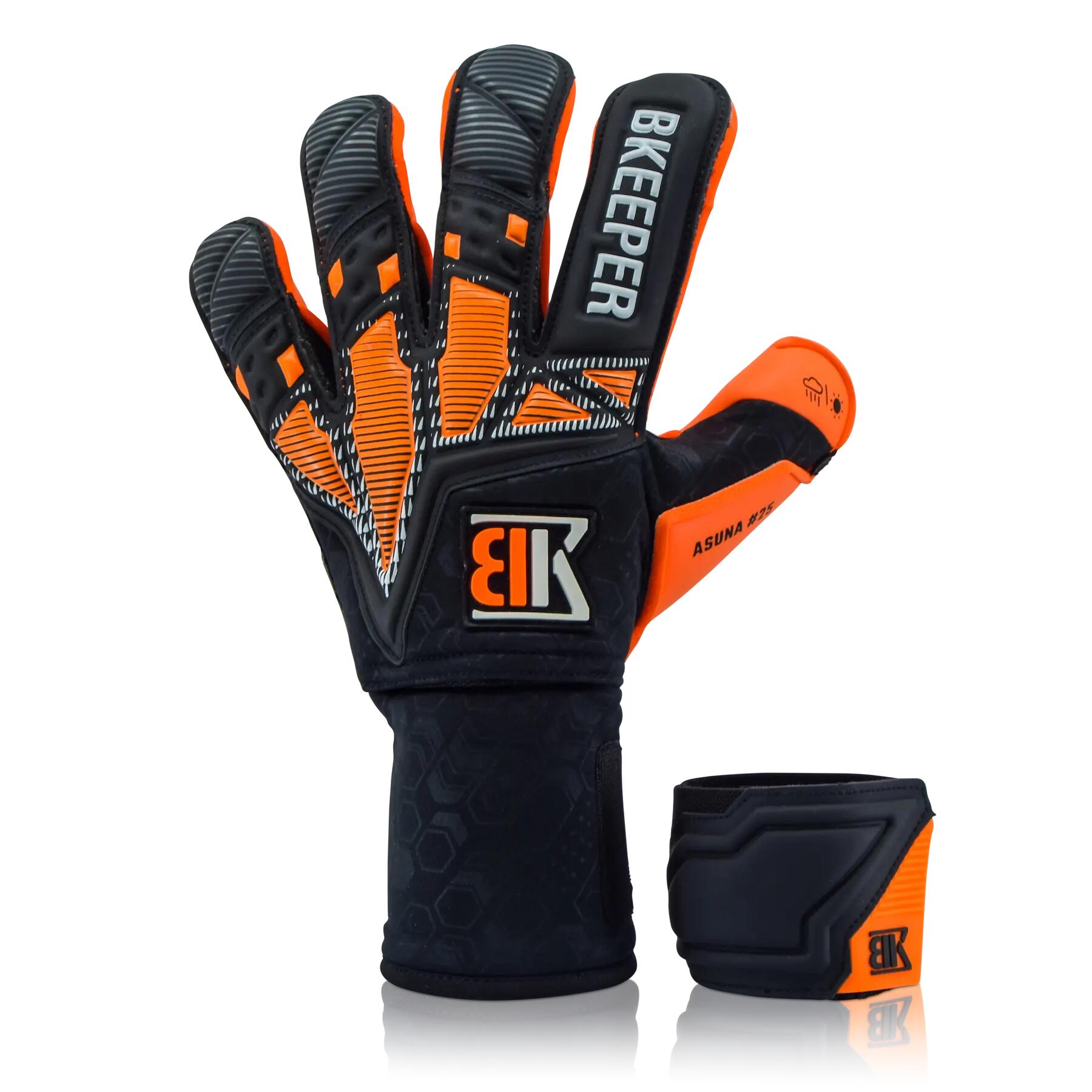 Guanti da portiere junior Asuna #25 arancioni 5/6