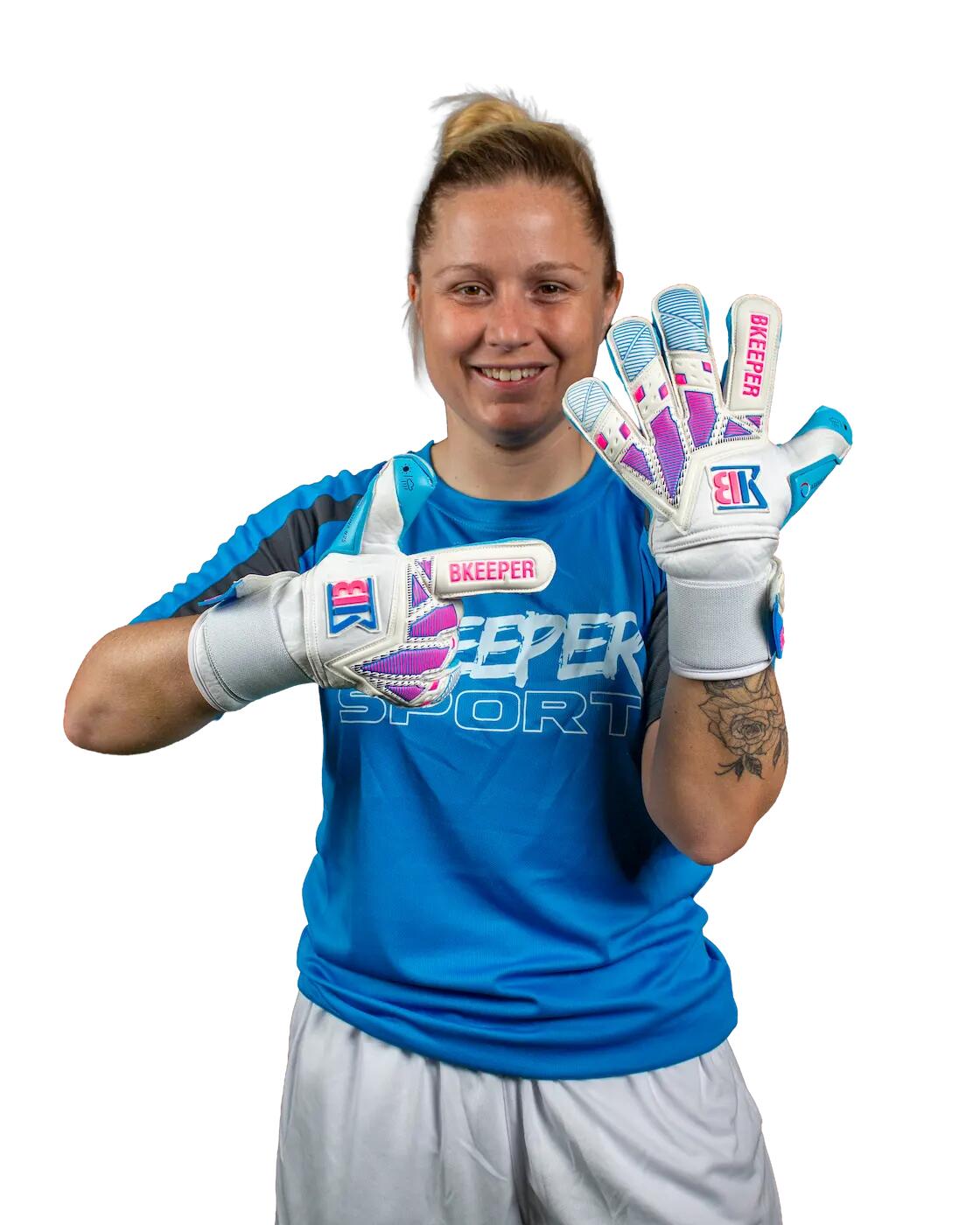 Guanti da portiere junior Asuna #25 Aqua 2/6