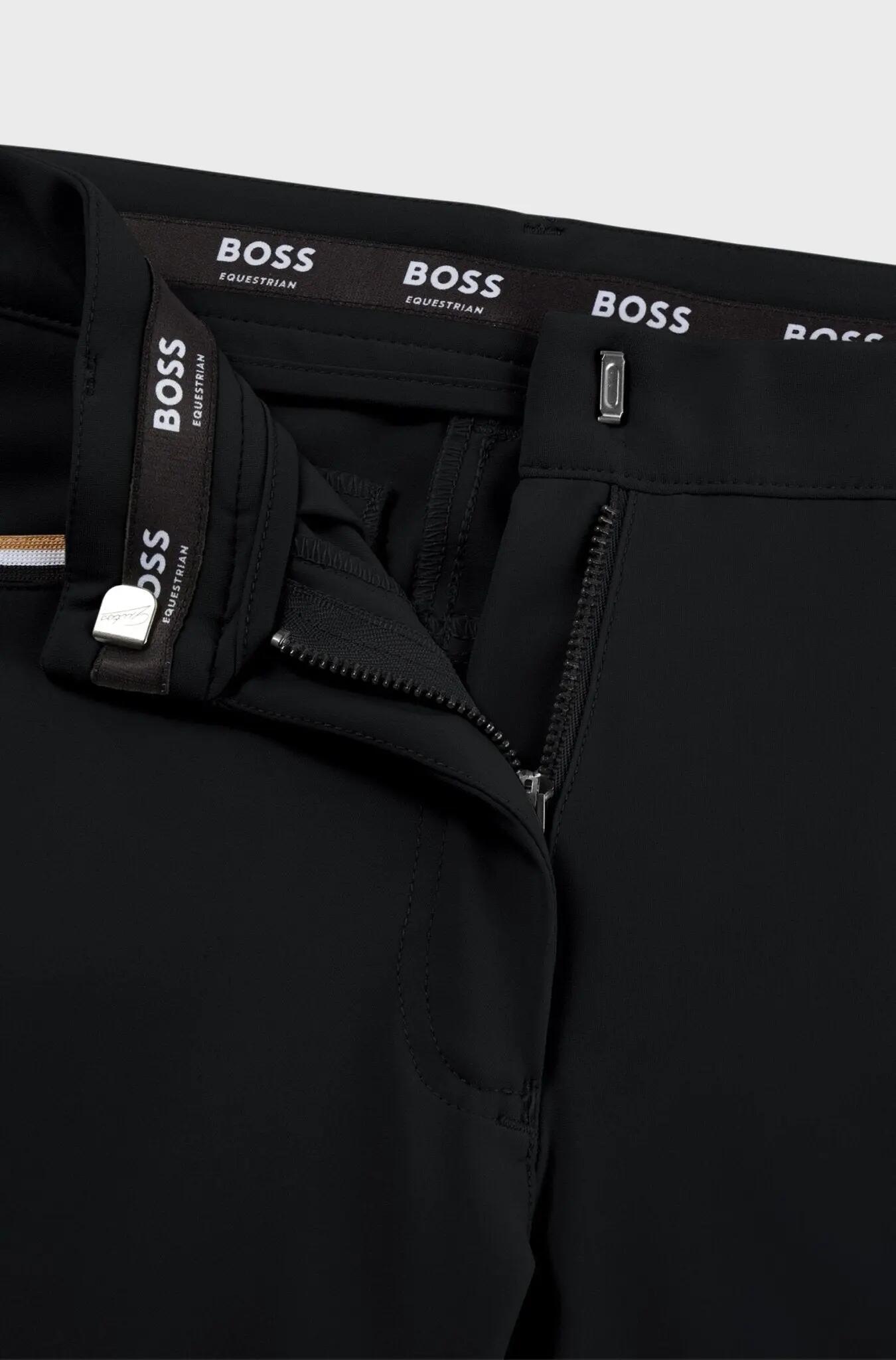 Boss Equestrian Rijbroek Dames Knie Grip Hazel Core Zwart - 7/7