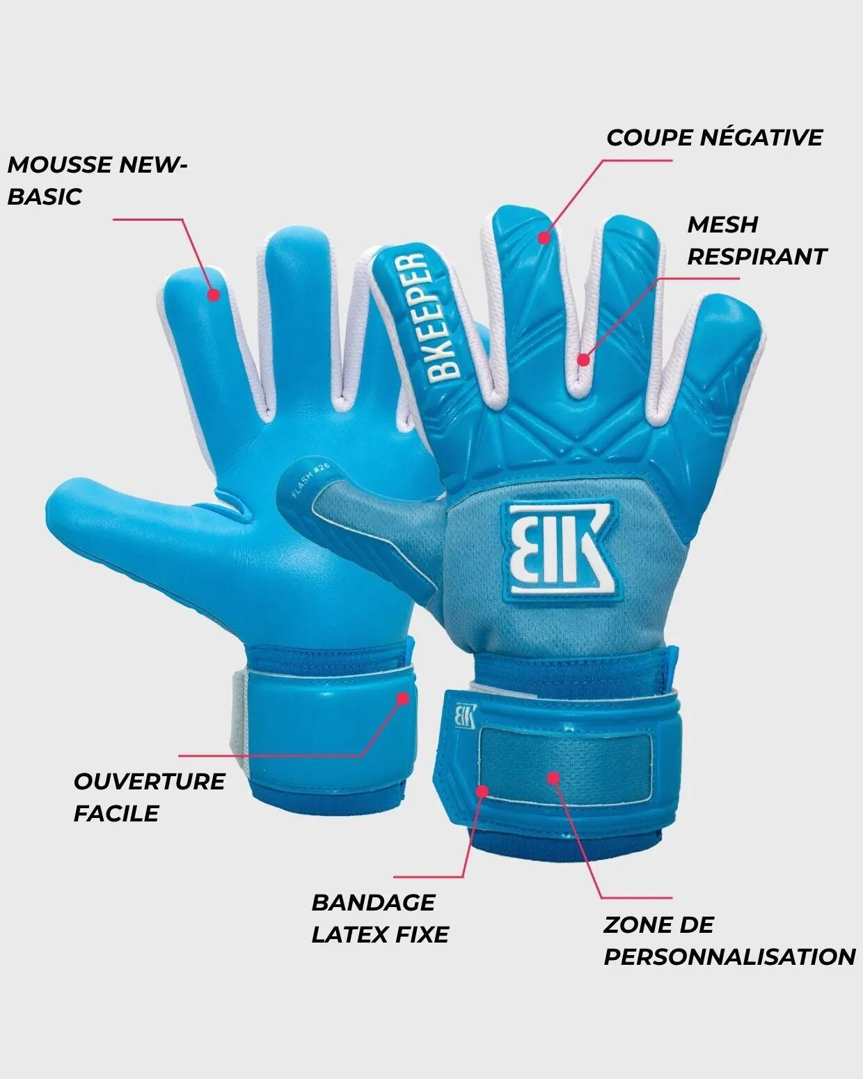 Gants de gardien de but junior Flash #26 Blue 5/7