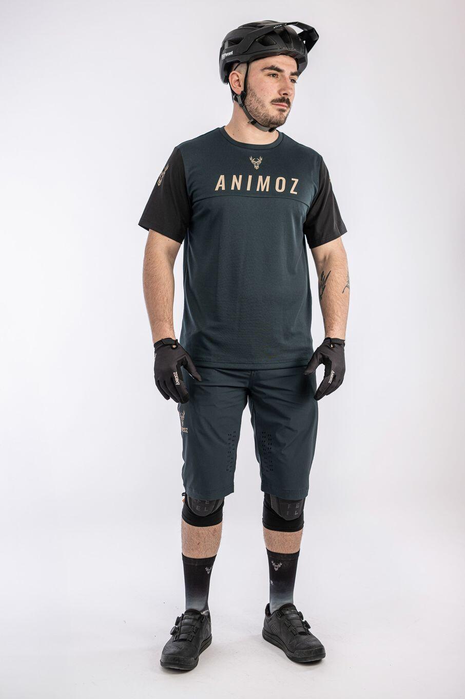 Maillot de manga corta Animoz Wild Gris oscuro 3/6