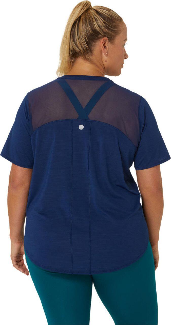 Damen Asics Road Kurzarmtrikot Blau 2/5