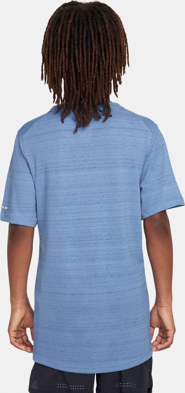 Maillot de manga corta Nike Dri-Fit Miler Azul Niño 2/6