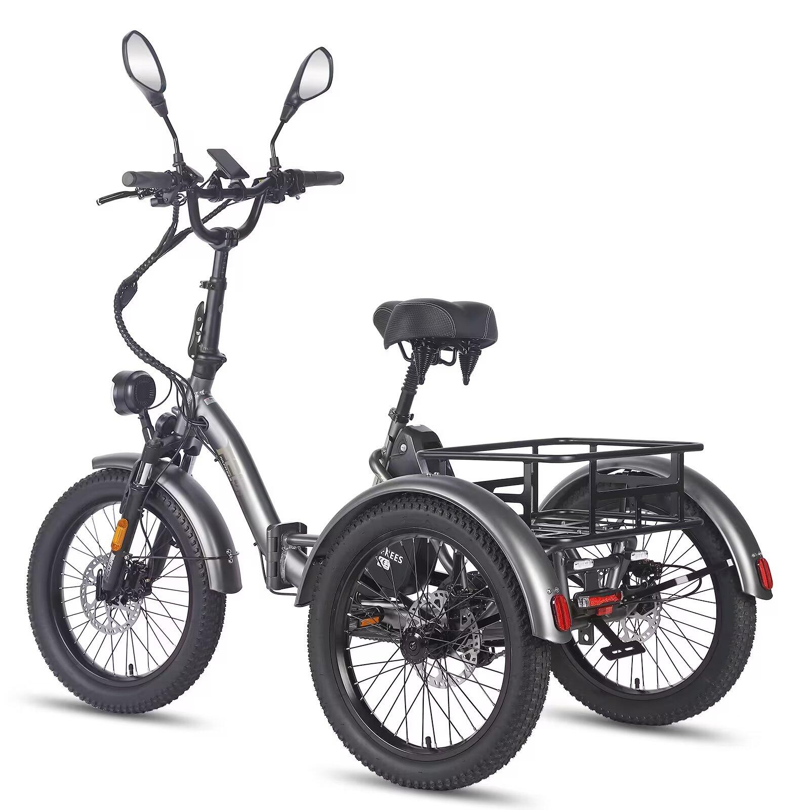 Trike cargo électrique pliant City Cycling Unisex 250W 48V 20Ah IPX5 F20 Mate 2/6