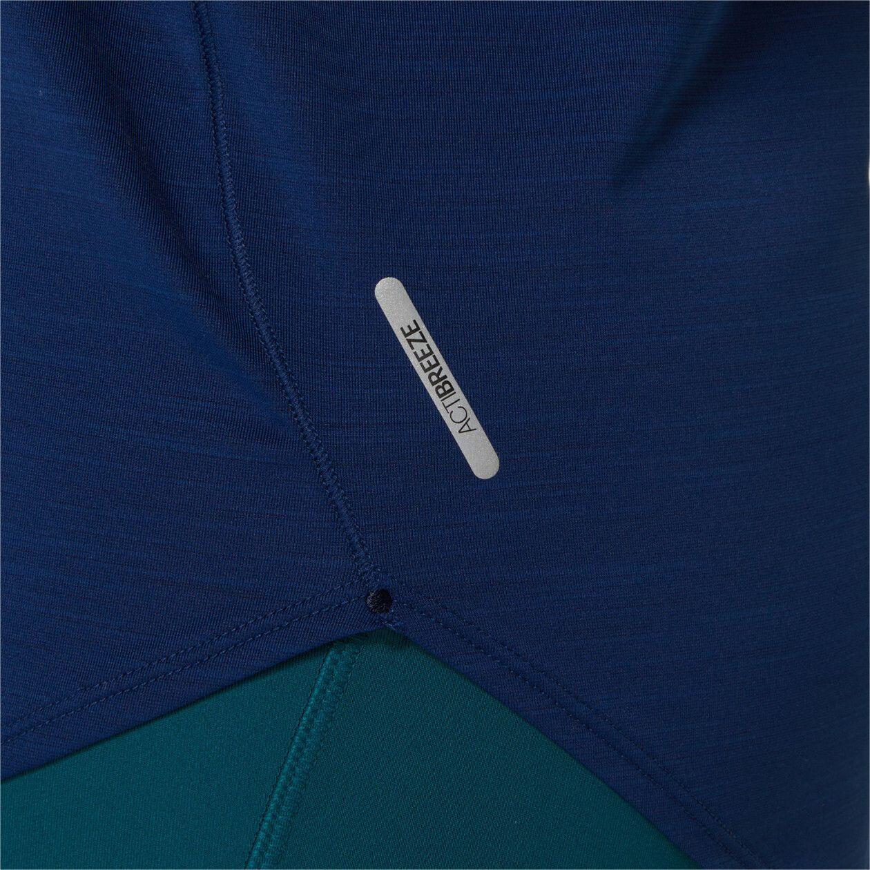 Damen Asics Road Kurzarmtrikot Blau 5/5