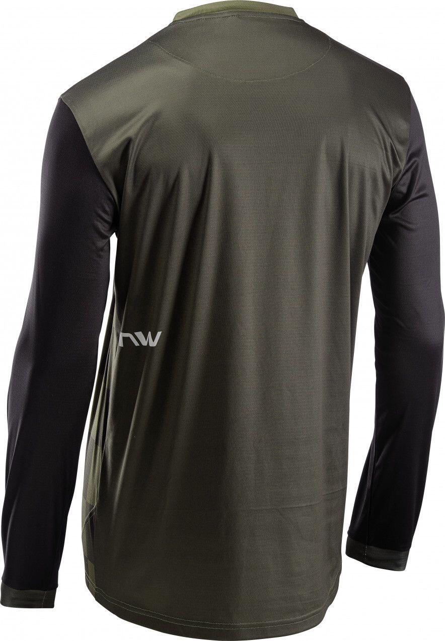 Maillot Manches Longues Northwave Sharp Vert/Noir 2/2