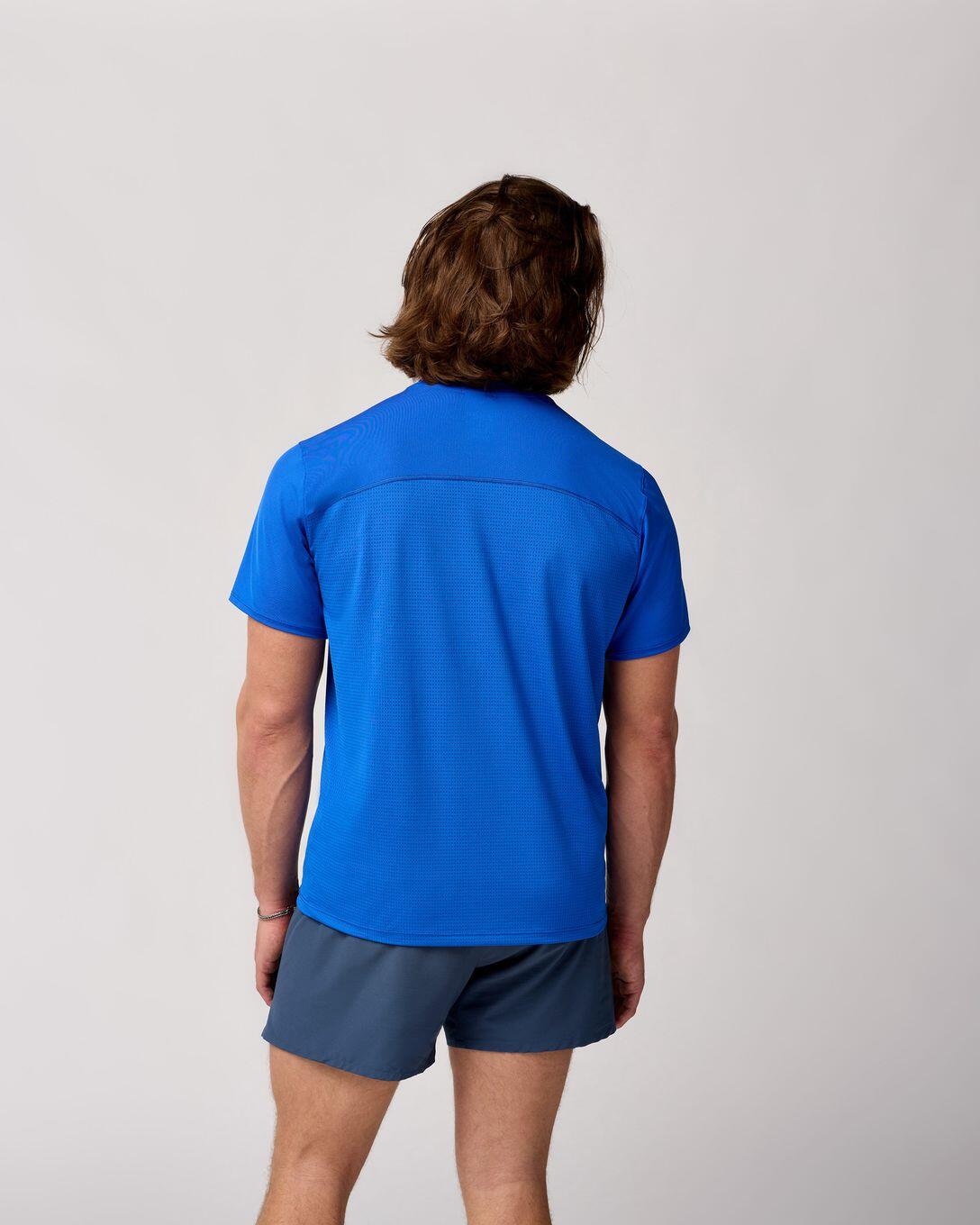 Brooks Atmosphere 3.0 Kurzarm Trikot Blau Herren 2/5
