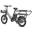 Cargo EBike FF20 CUV Baterii 2x12Ah 140km Anvelope Fat Scaun Copil 200kg