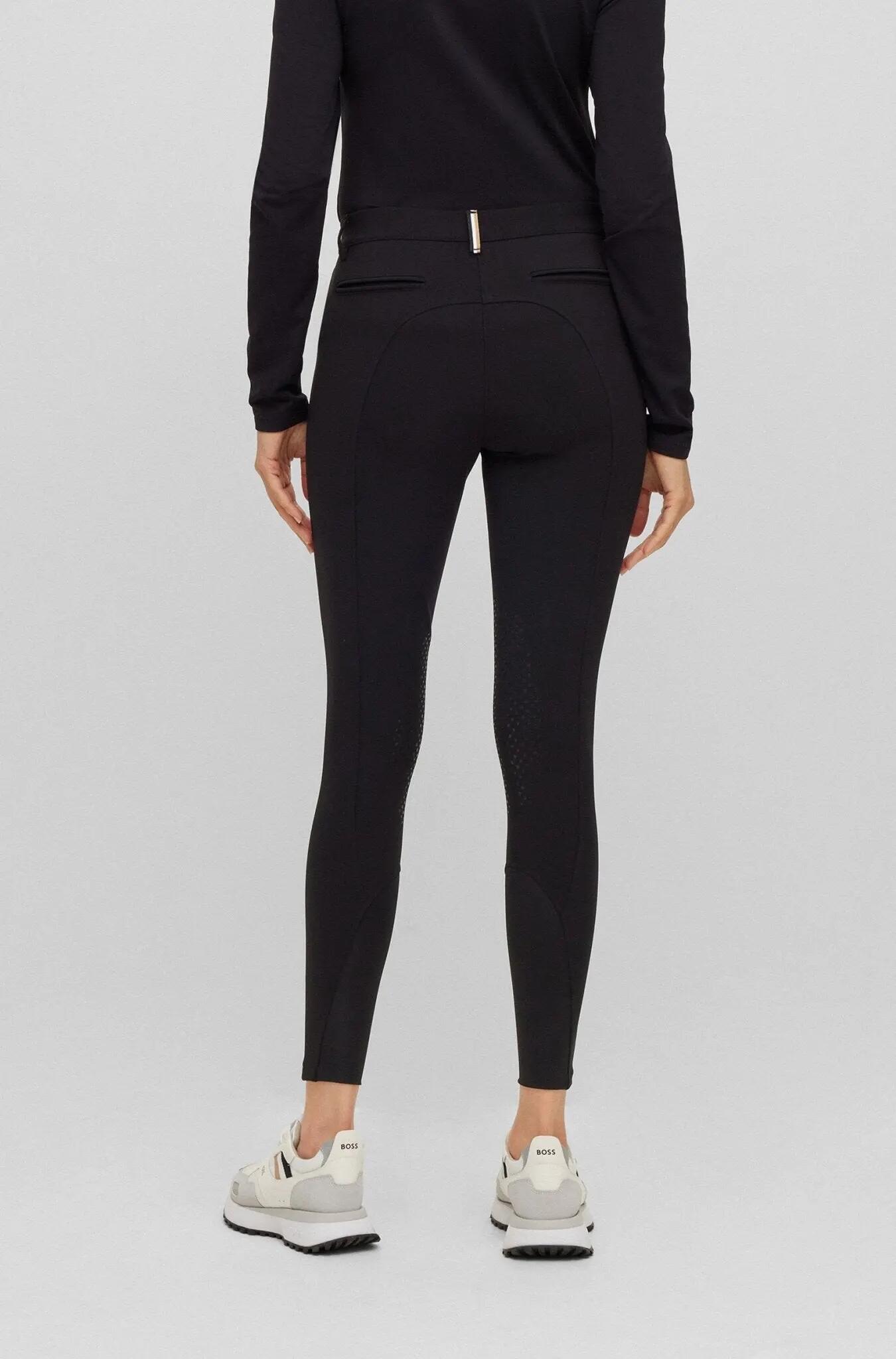 Boss Equestrian Rijbroek Dames Knie Grip Hazel Core Zwart - 4/7