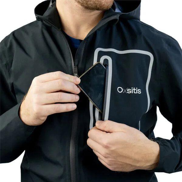 OXSITIS Origin Stratus Waterproof Trail Jacket Black 6/7