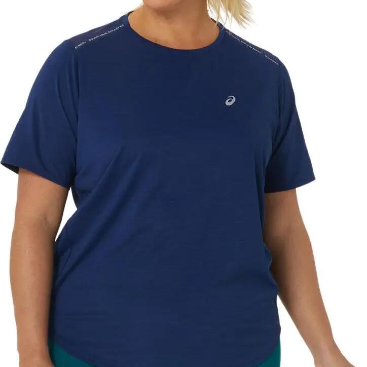 Women's Asics Road Short Sleeve Jersey Blue