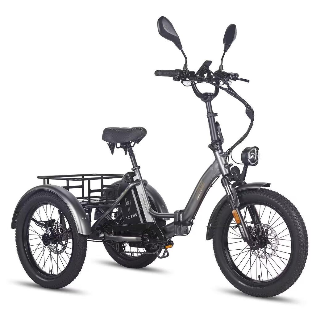 Unisex Adult City Cycling Foldable Electric Cargo Trike 250W 48V 20Ah F20 Mate