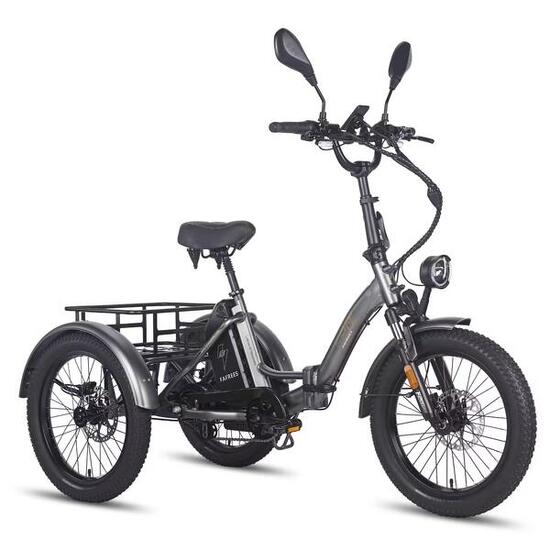 Unisex Volwassene City Opvouwbare E-Cargo Trike 250W 48V 20Ah IPX5 F20 Mate