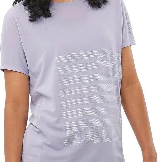 Salomon Sense Aero Graphic Blue/White Women's short sleeve jersey