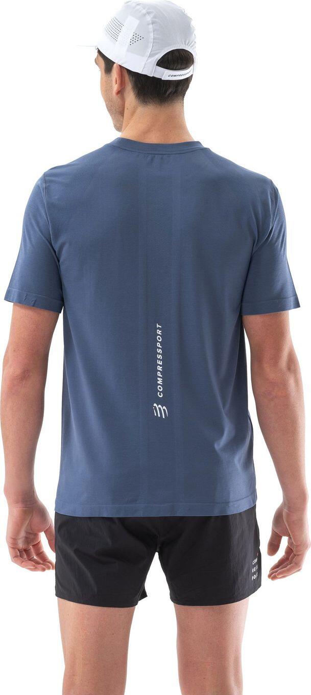 Compressport Performance Jersey met korte mouwen Blauw Heren 2/7