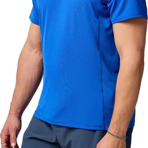 Brooks Atmosphere 3.0 short sleeve jersey Blue Homme