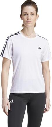 T-Shirt Running adidas Own the Run 3 bandes Blanc Femme